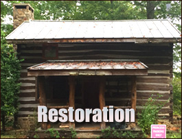 Historic Log Cabin Restoration  Harrison County, Kentucky